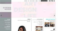 Desktop Screenshot of diverseworks.org